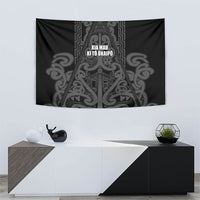 Maori Language Week Tapestry Kia Mau Ki To Ukaipo Grey Color LT14 - Polynesian Pride