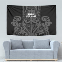 Maori Language Week Tapestry Kia Mau Ki To Ukaipo Grey Color LT14 - Polynesian Pride