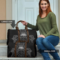 Maori Language Week Travel Bag Kia Mau Ki To Ukaipo Grey Color