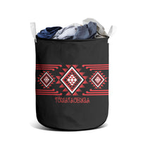 Aotearoa Atua Tumatauenga Laundry Basket Maori God Of War Taniko Motifs LT14 - Polynesian Pride