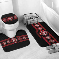 Aotearoa Atua Tumatauenga Bathroom Set Maori God Of War Taniko Motifs