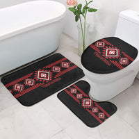Aotearoa Atua Tumatauenga Bathroom Set Maori God Of War Taniko Motifs