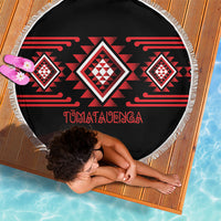 Aotearoa Atua Tumatauenga Beach Blanket Maori God Of War Taniko Motifs LT14 - Polynesian Pride