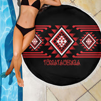 Aotearoa Atua Tumatauenga Beach Blanket Maori God Of War Taniko Motifs LT14 - Polynesian Pride