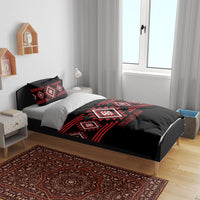 Aotearoa Atua Tumatauenga Bedding Set Maori God Of War Taniko Motifs LT14 - Polynesian Pride
