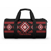 Aotearoa Atua Tumatauenga Duffle Bag Maori God Of War Taniko Motifs