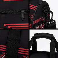 Aotearoa Atua Tumatauenga Duffle Bag Maori God Of War Taniko Motifs