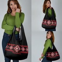 Aotearoa Atua Tumatauenga Grocery Bag Maori God Of War Taniko Motifs LT14 - Polynesian Pride