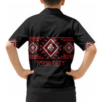 Aotearoa Atua Tumatauenga Personalised Hawaiian Shirt Maori God Of War Taniko Motifs