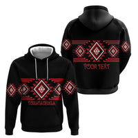 Aotearoa Atua Tumatauenga Personalised Hoodie Maori God Of War Taniko Motifs LT14 - Polynesian Pride