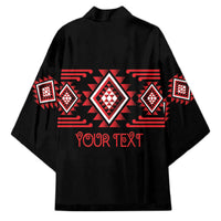 Aotearoa Atua Tumatauenga Personalised Kimono Maori God Of War Taniko Motifs LT14 - Polynesian Pride