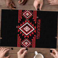 Aotearoa Atua Tumatauenga Puzzle Maori God Of War Taniko Motifs LT14 - Polynesian Pride