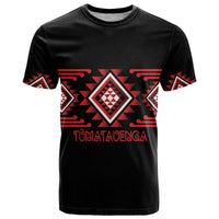 Aotearoa Atua Tumatauenga Personalised T Shirt Maori God Of War Taniko Motifs