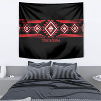 Aotearoa Atua Tumatauenga Tapestry Maori God Of War Taniko Motifs LT14 - Polynesian Pride