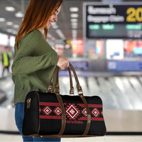 Aotearoa Atua Tumatauenga Travel Bag Maori God Of War Taniko Motifs LT14 - Polynesian Pride