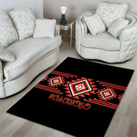 Aotearoa Atua Ruaumoko Area Rug Maori Powerful God Taniko Motifs LT14 - Polynesian Pride