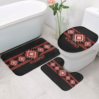 Aotearoa Atua Ruaumoko Bathroom Set Maori Powerful God Taniko Motifs