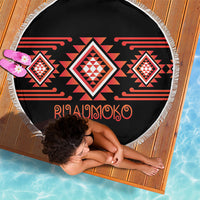 Aotearoa Atua Ruaumoko Beach Blanket Maori Powerful God Taniko Motifs LT14 - Polynesian Pride