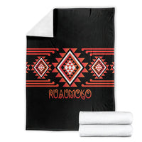 Aotearoa Atua Ruaumoko Blanket Maori Powerful God Taniko Motifs LT14 - Polynesian Pride