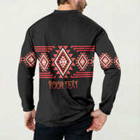 Aotearoa Atua Ruaumoko Personalised Button Sweatshirt Maori Powerful God Taniko Motifs LT14 - Polynesian Pride