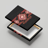 Aotearoa Atua Ruaumoko Canvas Wall Art Maori Powerful God Taniko Motifs LT14 - Polynesian Pride