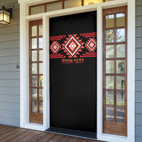 Aotearoa Atua Ruaumoko Personalised Door Cover Maori Powerful God Taniko Motifs LT14 - Polynesian Pride