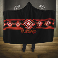 Aotearoa Atua Ruaumoko Hooded Blanket Maori Powerful God Taniko Motifs LT14 - Polynesian Pride