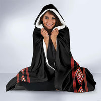 Aotearoa Atua Ruaumoko Hooded Blanket Maori Powerful God Taniko Motifs LT14 - Polynesian Pride