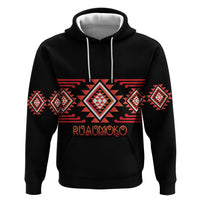 Aotearoa Atua Ruaumoko Personalised Hoodie Maori Powerful God Taniko Motifs LT14 Pullover Hoodie Orange - Polynesian Pride