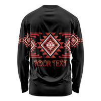 Aotearoa Atua Ruaumoko Personalised Long Sleeve Shirt Maori Powerful God Taniko Motifs LT14 - Polynesian Pride