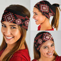 Aotearoa Atua Ruaumoko Neck Gaiter Maori Powerful God Taniko Motifs LT14 - Polynesian Pride