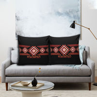 Aotearoa Atua Ruaumoko Pillow Cover Maori Powerful God Taniko Motifs LT14 - Polynesian Pride