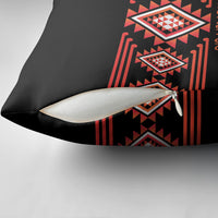 Aotearoa Atua Ruaumoko Pillow Cover Maori Powerful God Taniko Motifs LT14 - Polynesian Pride