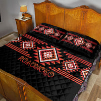 Aotearoa Atua Ruaumoko Quilt Bed Set Maori Powerful God Taniko Motifs LT14 - Polynesian Pride