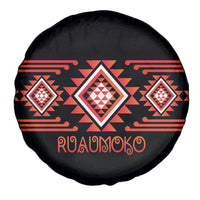 Aotearoa Atua Ruaumoko Spare Tire Cover Maori Powerful God Taniko Motifs LT14 - Polynesian Pride