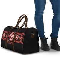 Aotearoa Atua Ruaumoko Travel Bag Maori Powerful God Taniko Motifs LT14 - Polynesian Pride