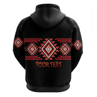 Aotearoa Atua Ruaumoko Personalised Zip Hoodie Maori Powerful God Taniko Motifs LT14 - Polynesian Pride