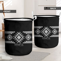 Aotearoa Atua Rehua Laundry Basket Maori God Of Healing Taniko Motifs LT14 - Polynesian Pride