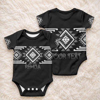 Aotearoa Atua Rehua Personalised Baby Onesie Maori God Of Healing Taniko Motifs
