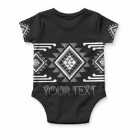 Aotearoa Atua Rehua Personalised Baby Onesie Maori God Of Healing Taniko Motifs