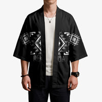Aotearoa Atua Rehua Personalised Kimono Maori God Of Healing Taniko Motifs LT14 - Polynesian Pride