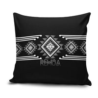 Aotearoa Atua Rehua Pillow Cover Maori God Of Healing Taniko Motifs LT14 Grey - Polynesian Pride