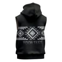 Aotearoa Atua Rehua Personalised Sleeveless Hoodie Maori God Of Healing Taniko Motifs LT14 - Polynesian Pride