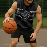 Aotearoa Atua Rehua Personalised Sleeveless Hoodie Maori God Of Healing Taniko Motifs LT14 - Polynesian Pride