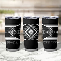 Aotearoa Atua Rehua Personalised Tumbler Cup Maori God Of Healing Taniko Motifs LT14 - Polynesian Pride