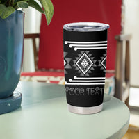 Aotearoa Atua Rehua Personalised Tumbler Cup Maori God Of Healing Taniko Motifs LT14 - Polynesian Pride