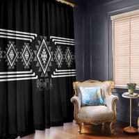 Aotearoa Atua Rehua Window Curtain Maori God Of Healing Taniko Motifs LT14 - Polynesian Pride