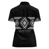 Aotearoa Atua Rehua Personalised Women Polo Shirt Maori God Of Healing Taniko Motifs LT14 - Polynesian Pride