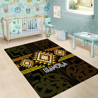 Aotearoa Atua Mahuika Area Rug Maori Goddess Of Fire Taniko Motifs LT14 - Polynesian Pride