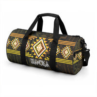 Aotearoa Atua Mahuika Duffle Bag Maori Goddess Of Fire Taniko Motifs
